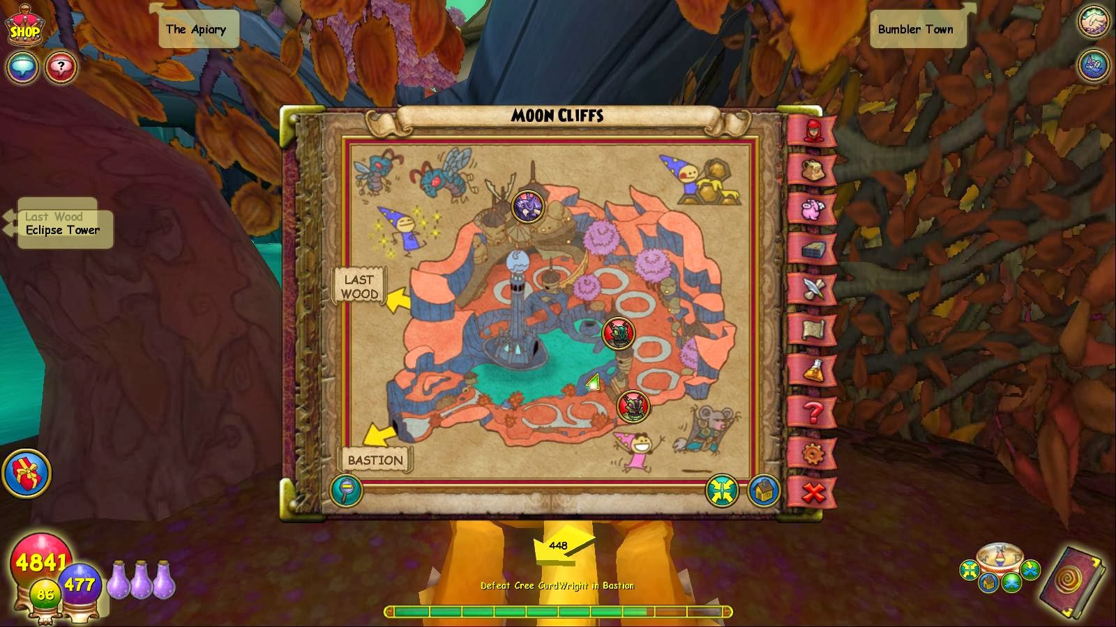 Valerian's School for Wayward Wizards Khrycket Locations win Wizard101