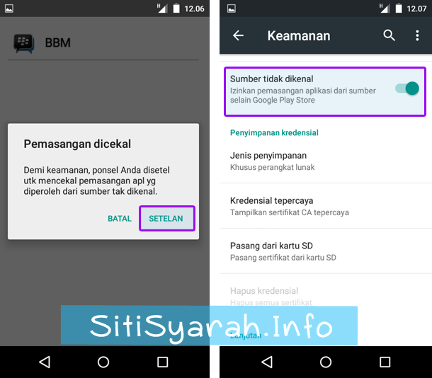 Tidak Bisa Install BBM 2 Android