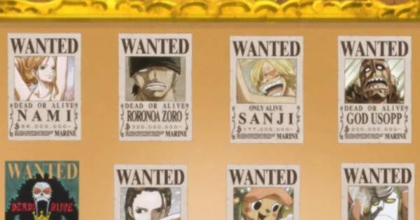 Daftar Harga Buronan One Piece Terbaru dan Poster Bounty [Update