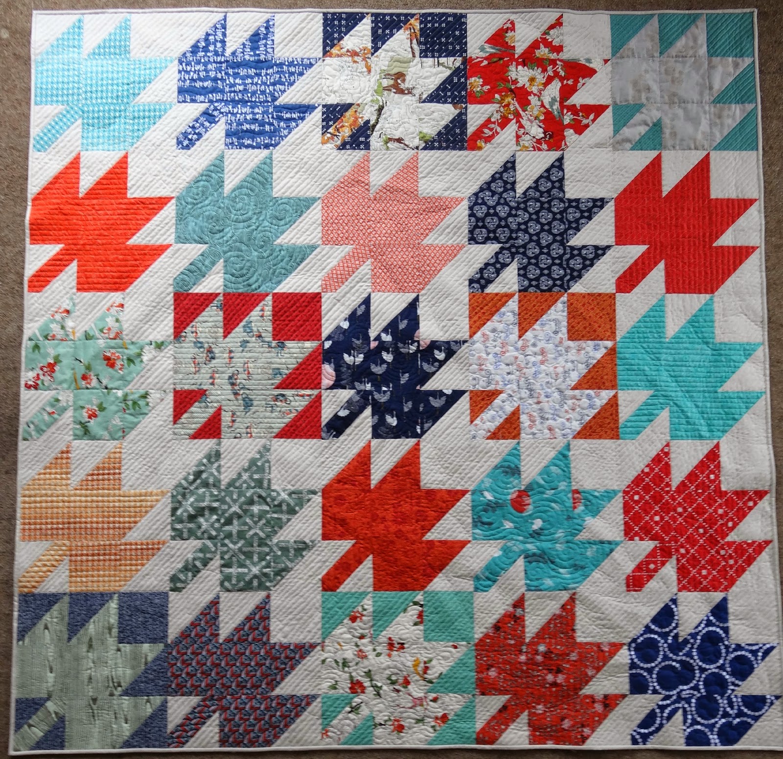 Elven Garden Quilts Maple Leaf Quilt {Finished}