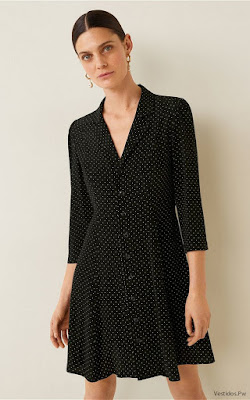 Vestido Negro Manga Larga Vestido Negro Manga Larga
