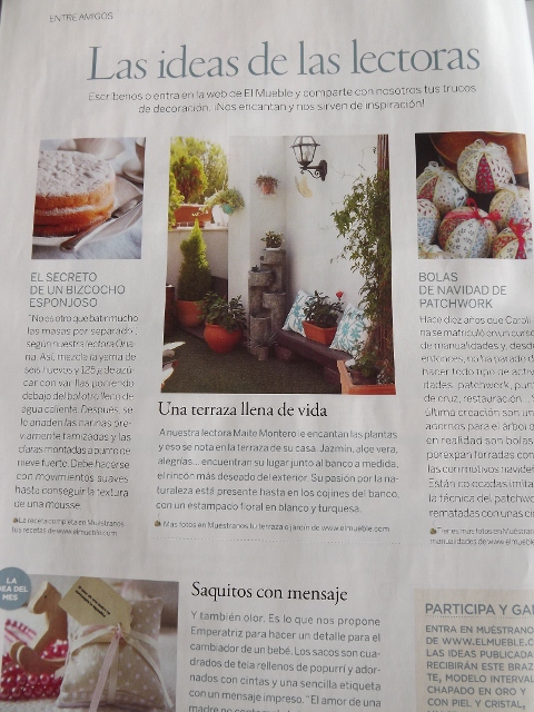 Un vergel en la ciudad: Mi terraza en la revista "El Mueble"