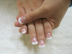 pink nails acrylic nail tips powder vegas las whites styles along done sets ve were these