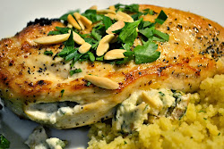 almond stuffed chicken cooker pressure