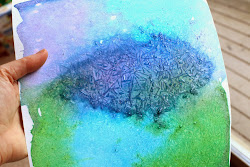 salt watercolor paint painting acrylic canvas paints crystallizing homemade watercolour watercolors craft recipe epsom liquid water preschool crafts diy salts