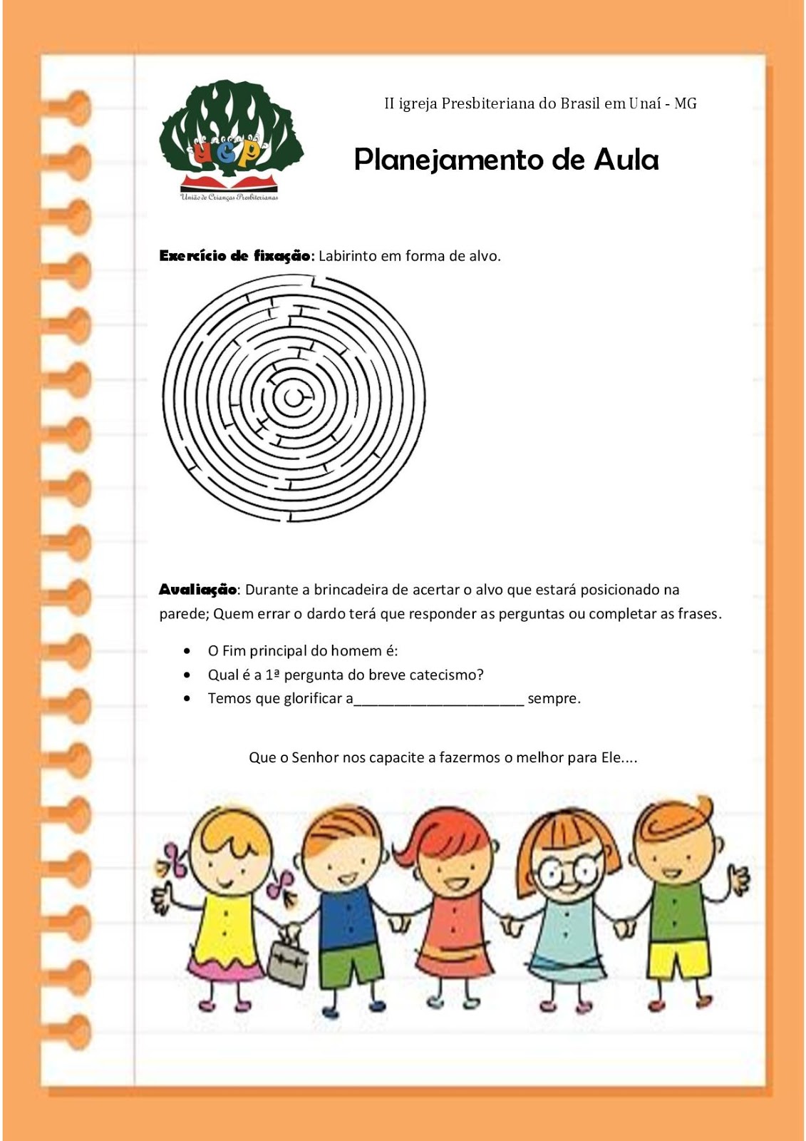 Breve Catecismo de Westminster para Crianças