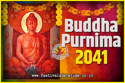 2041 Buddha Purnima Date and Time, 2041 Buddha Purnima Calendar