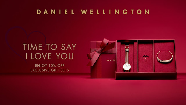 Daniel Wellington DW  Valentines i love u watch gift discount cod