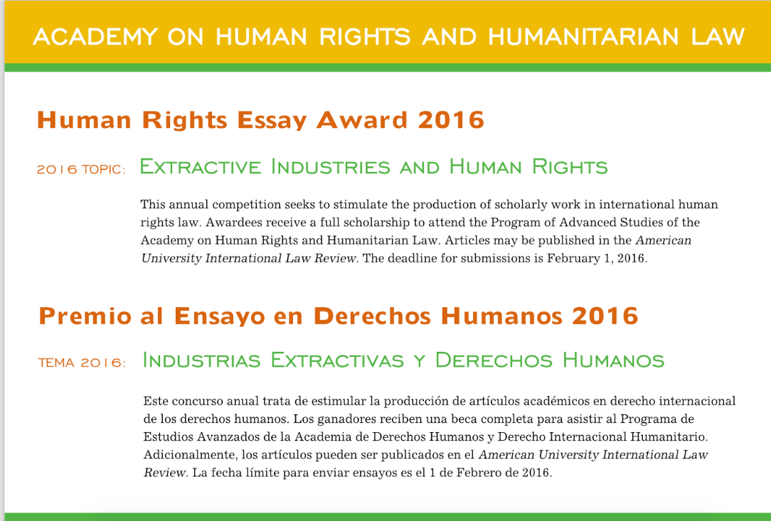 Human rights definition essay