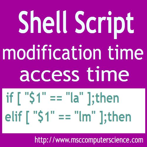 Write a shell script that lists files by modification time when called