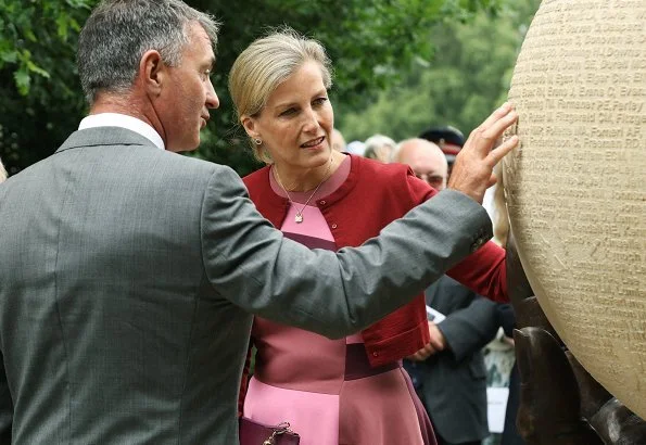 Countess Sophie of Wessex wore ROKSANDA dress. The Countess is Patron of The Nursing Memorial Appeal and Queen Alexandra’s Nursing Corps