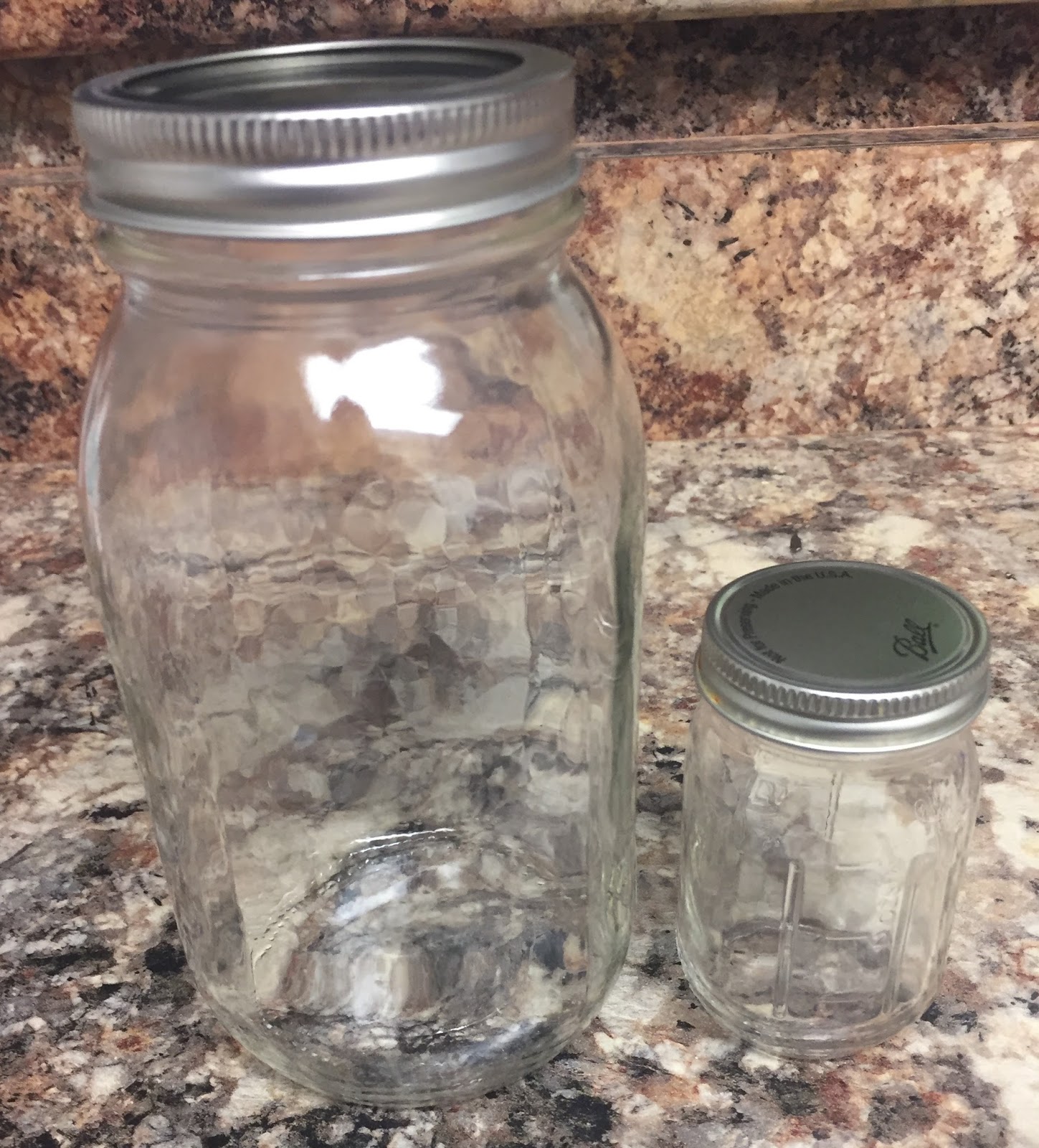32oz and Mini Mason Jars