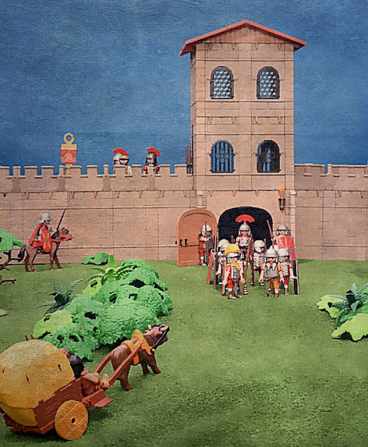 PLAYMOBIL DIORAMA HADRIAN´S WALL