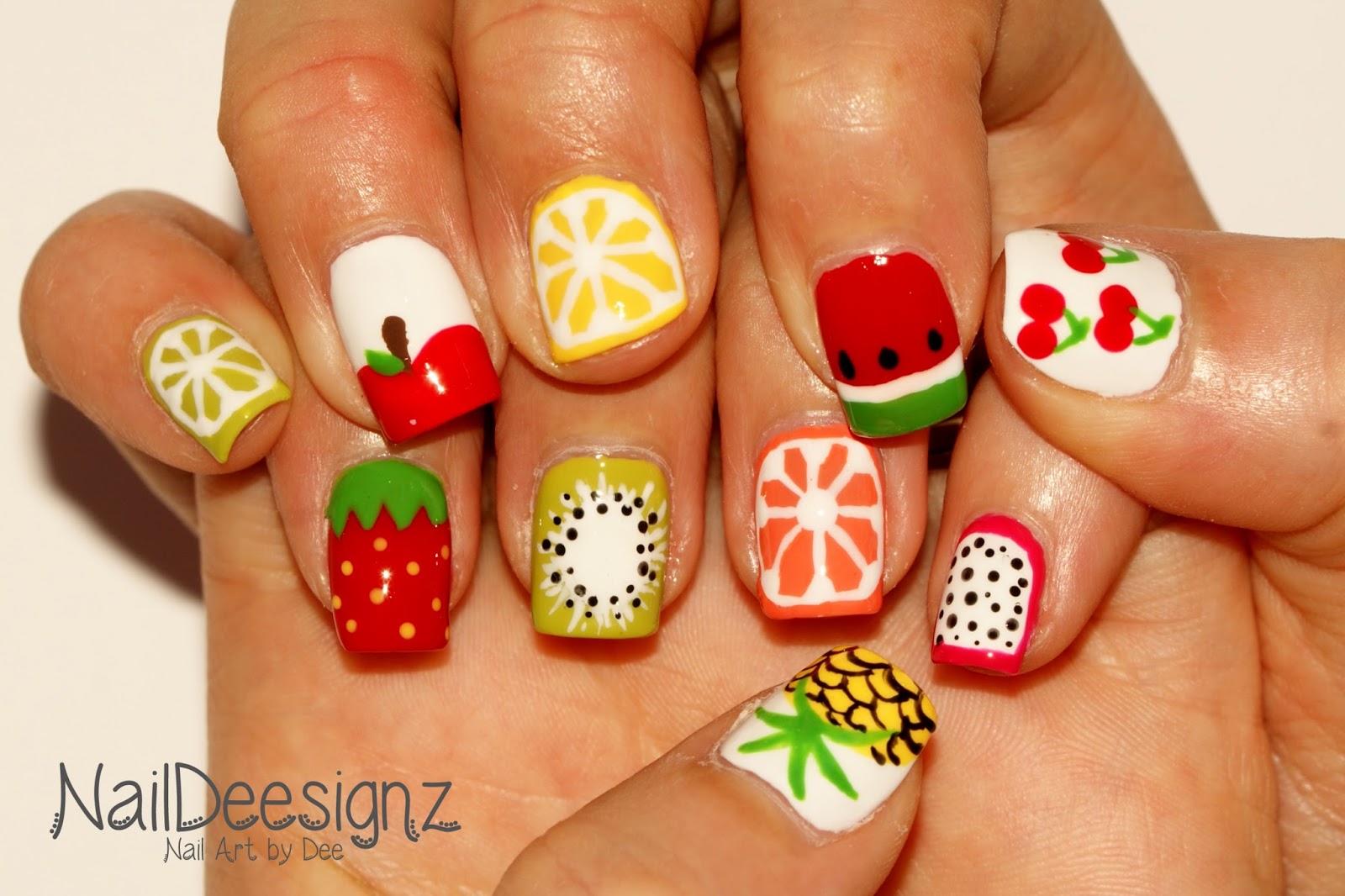 fruit nail art image