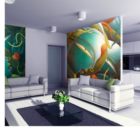 Murals Wall Art and Paintings: WALL ART - LIVING ROOM