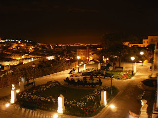 miradouro, lisboa, night, portugal