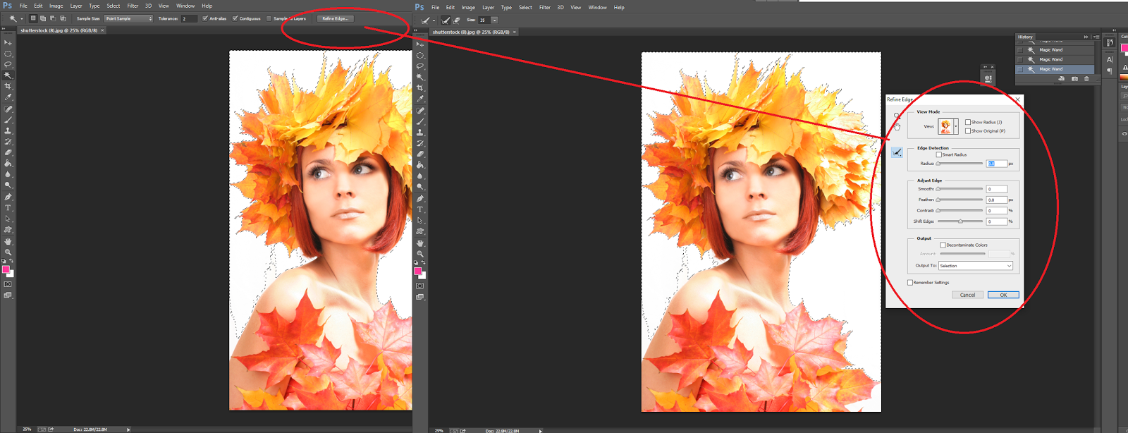 mytutz How to Modify Edges in Cs6