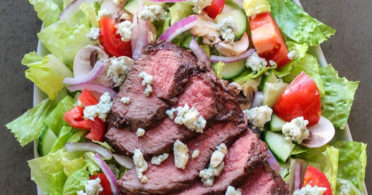 Home with the Hoovers Blue Cheese Steak Salad