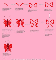 butterfly tutorial nail step hand diamond