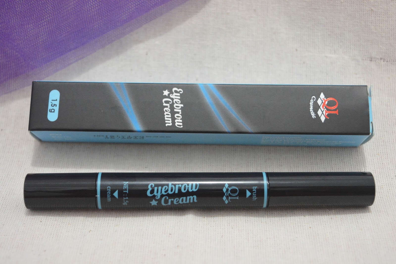 Saski Nestya: REVIEW - Lipcream Matte & Eyebrow Cream QL 