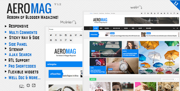 Free Download AeroMag V1.1 - News & Magazine Responsive Blogger Template Free Download AeroMag V1.1 - News & Magazine Responsive Blogger Template