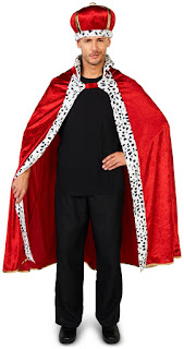 Men's Royal Majesty King Adult Costume - One-Size for Halloween