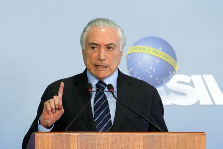 Temer sugeriu mandar avião para trazer crianças abrigadas nos EUA