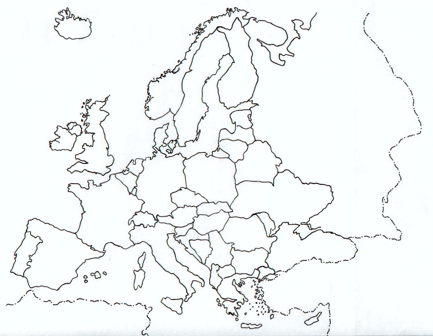 Mapa Da Europa Preto E Branco Modisedu