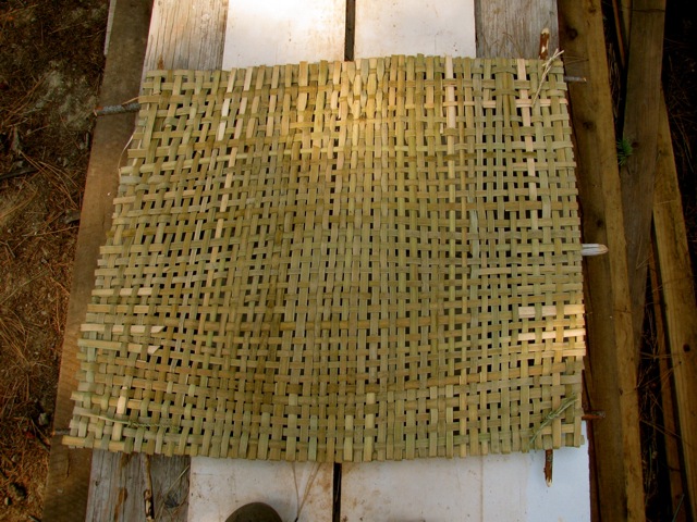 Sustainable Living Project:: Woven Cattail Mats
