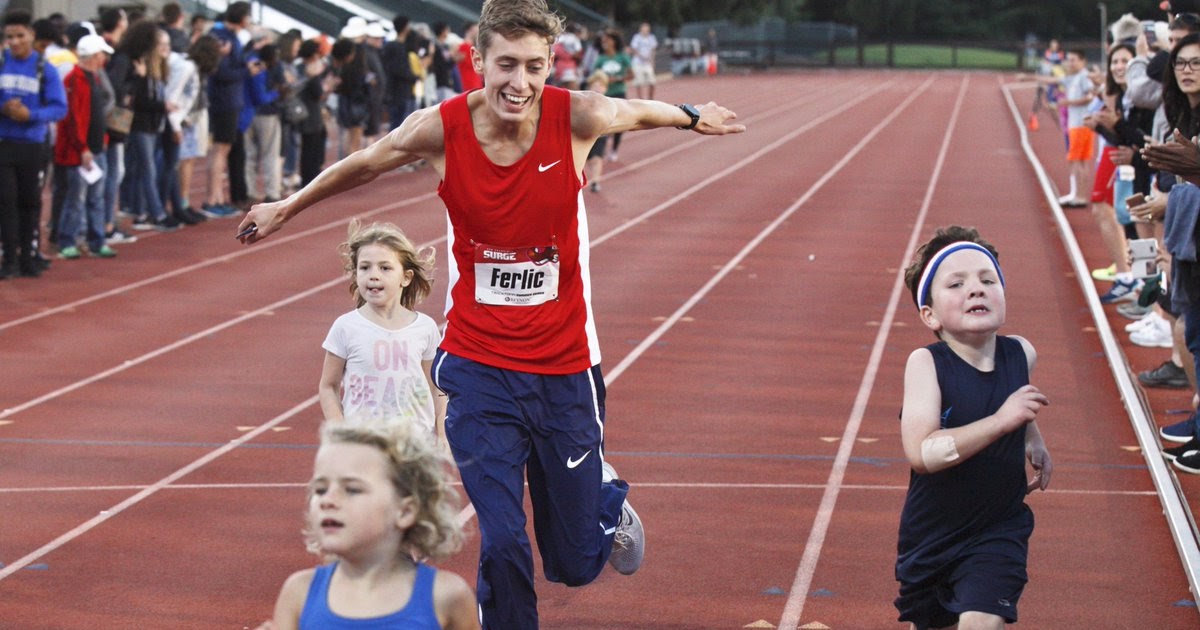 Down the Backstretch Mason Ferlic Scores Points in the Opening Meet of