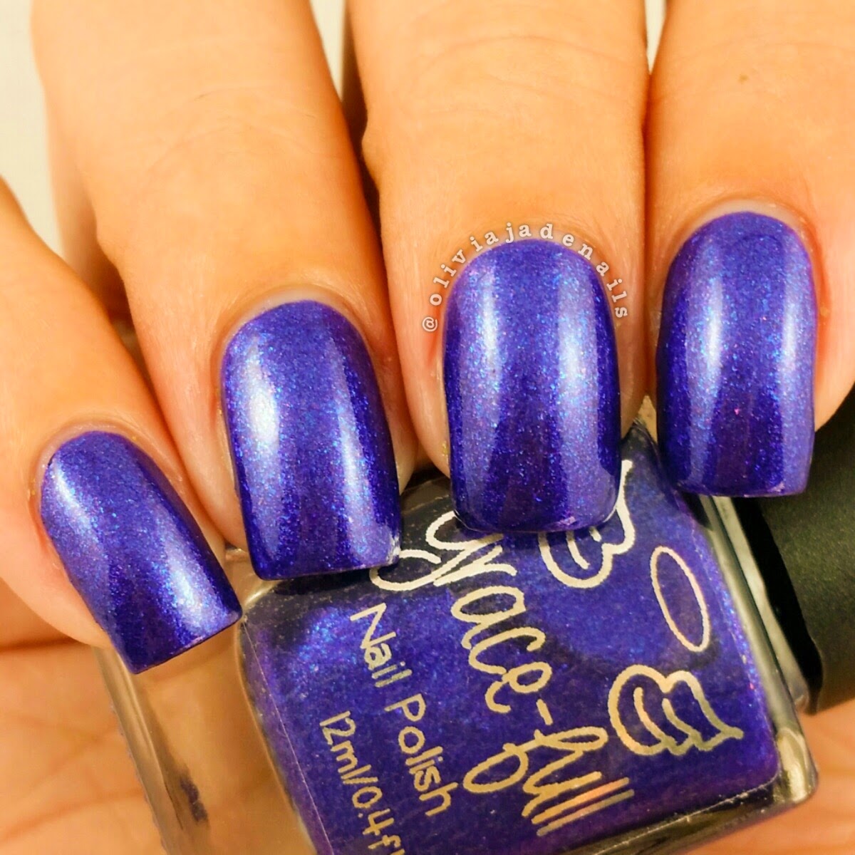 Grace-Full Mister Mystery swatched by Olivia Jade Nails