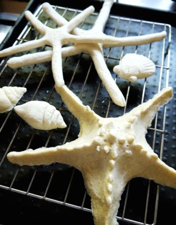 craft starfish with salt dough