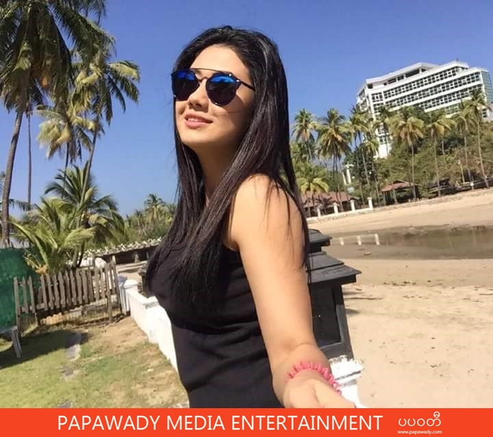 Thinzar Wint Kyaw Fun Vacation With Family At The Beach 