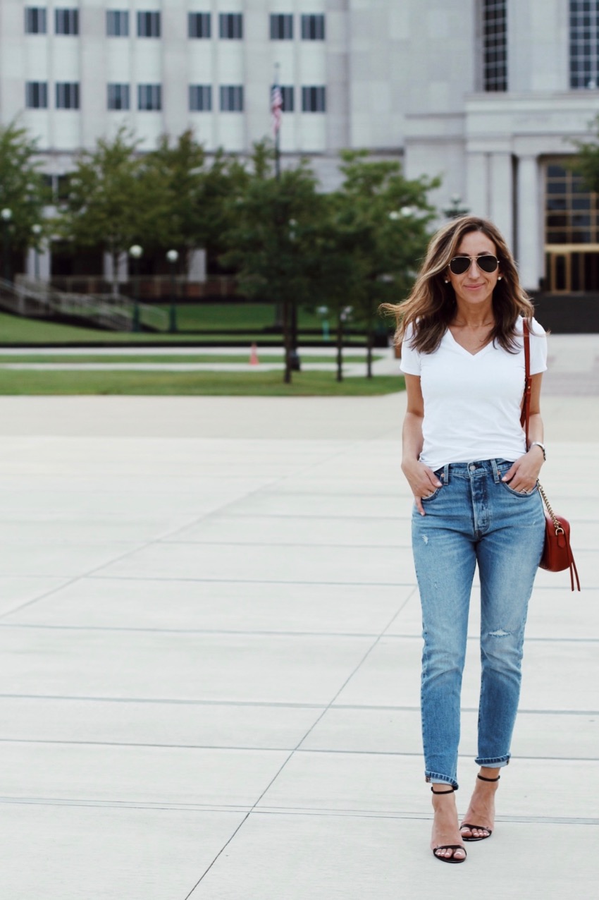 jeans and tee...for the win - Lilly Style