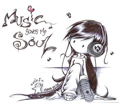 music saves soul image