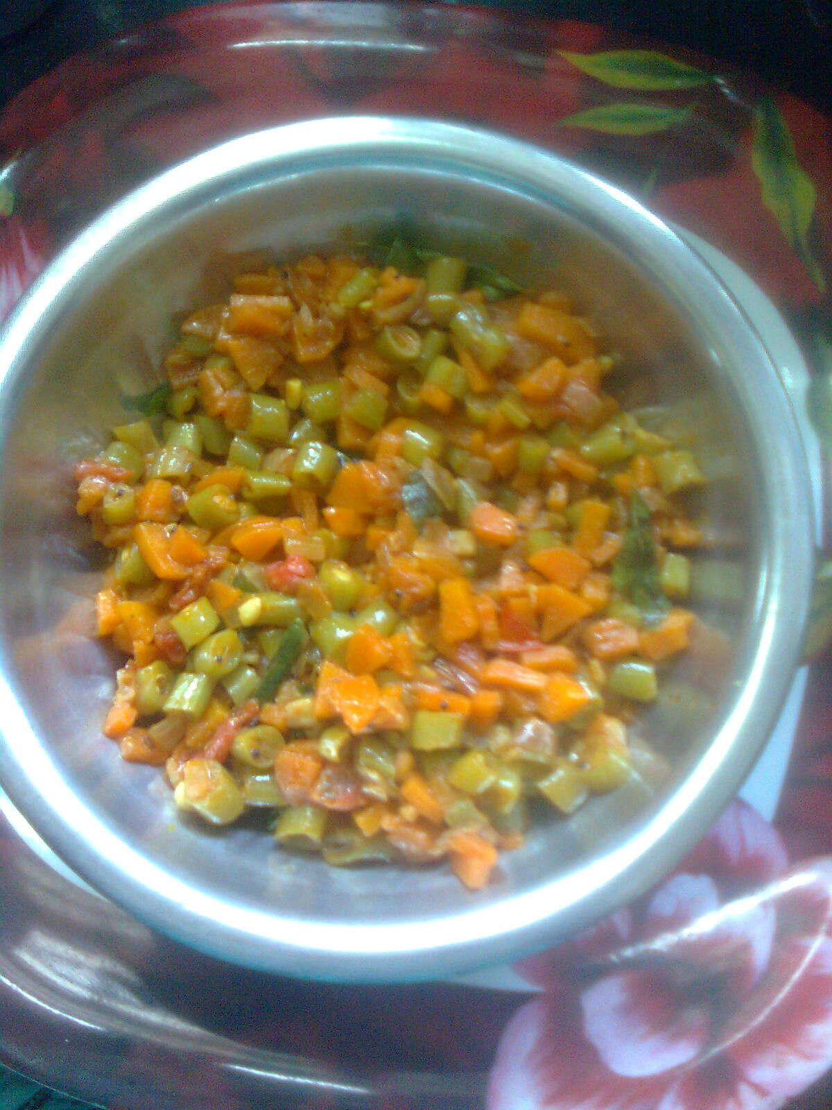 kalai's blog French BeansCarrot Curry Recipe