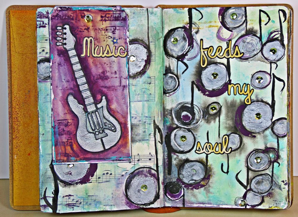 TreL blogger også Art Journal Music feeds my soul.