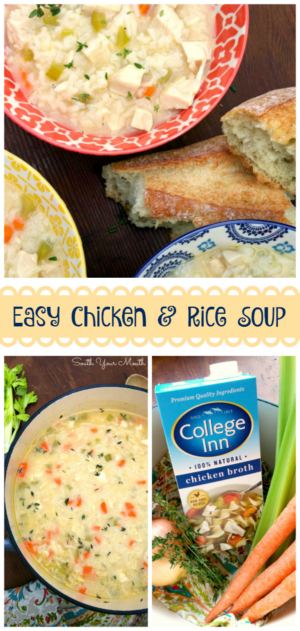 South Your Mouth: Easy Chicken & Rice Soup