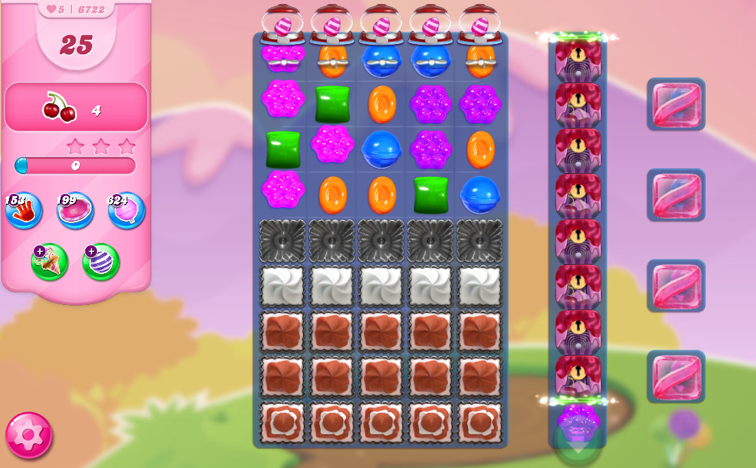 Candy Crush Saga level 6722