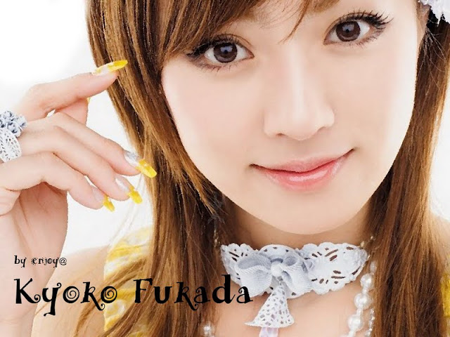 Japanese Celeb Model and Singer Fukada Kyoko