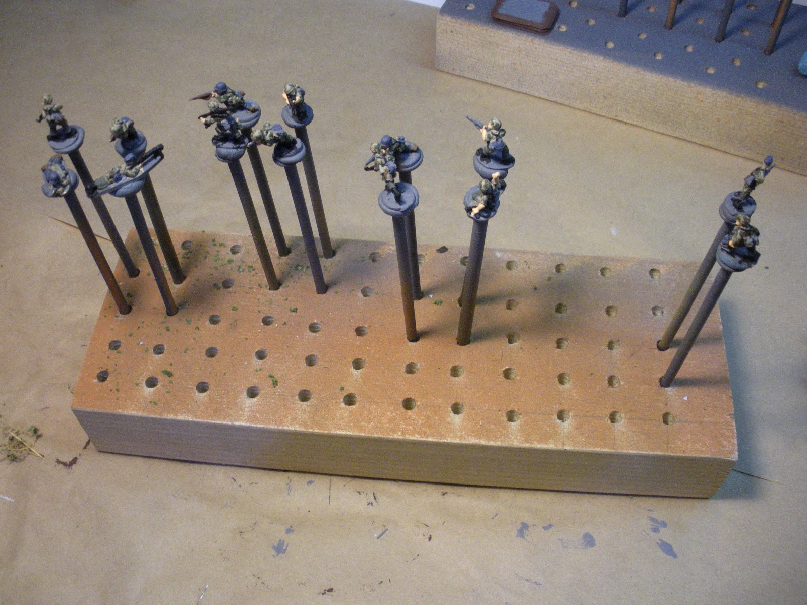 TabletopHistory Figure Painting Nail Board