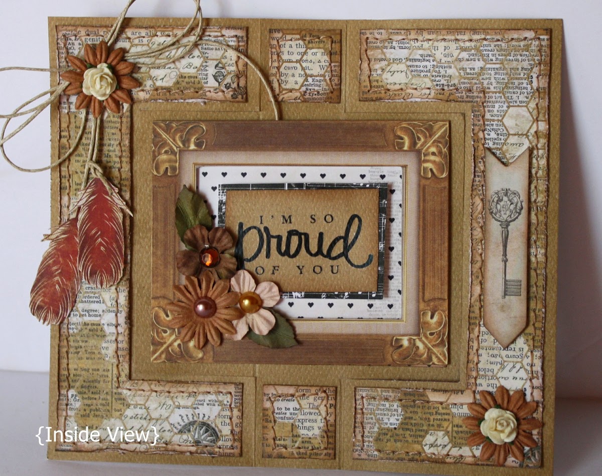 Flip card video tutorial by Gabrielle Pollacco using Bo Bunny 'Star-Crossed' collection papers and embellishments