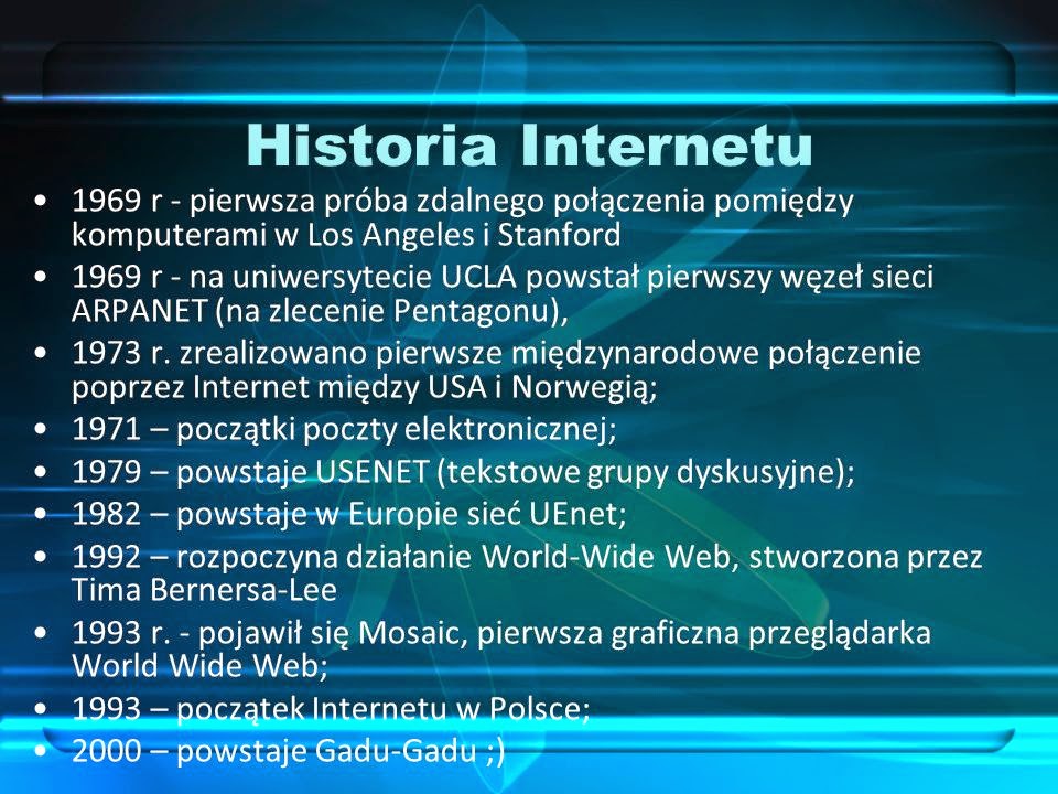 Historia Internetu
