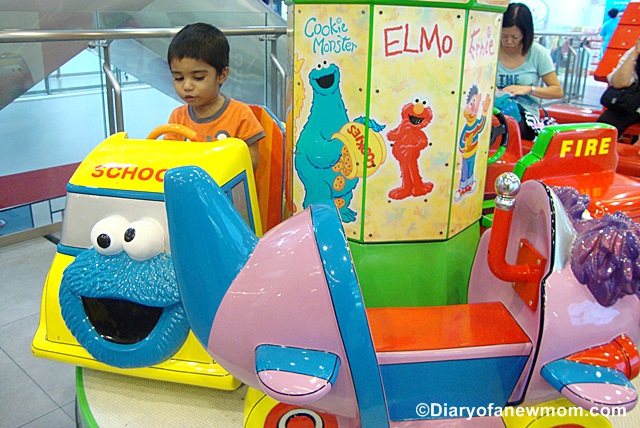 Kiddie Rides with Sesame Street Characters