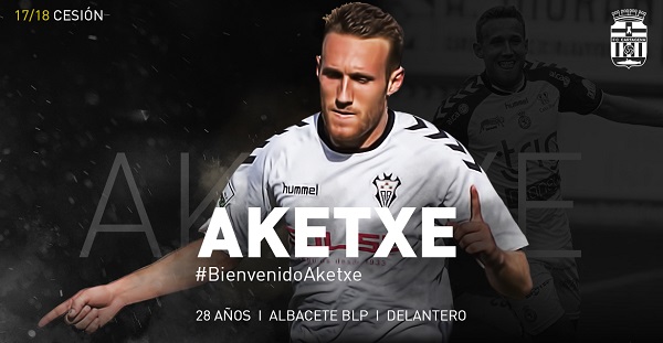 Oficial: El Albacete cede a Aketxe al Cartagena