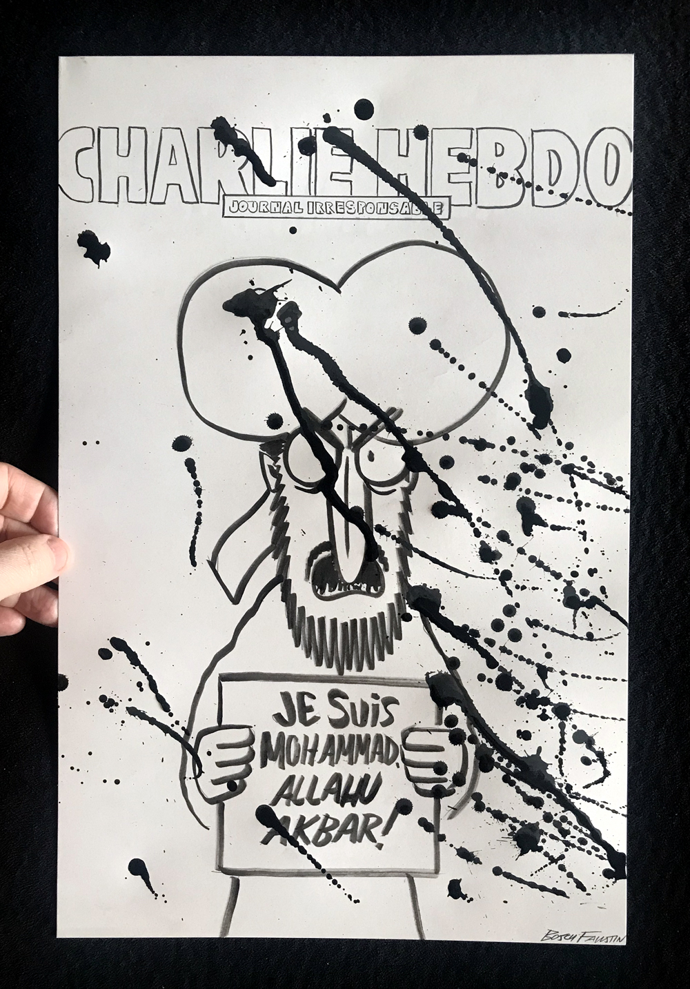 The Bosch Fawstin Store My Charlie Hebdo Cover Replica 4 Years After The Massacre