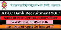 ADDC Bank Recruitment 2017 For Clerical, Junior Officer Posts
