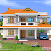 A Nice Kerala style sloped roof house - 2350 Sq. Ft.