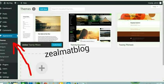 Install A Theme By Using Upload Method From Wordpress Admin