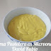 Crema pastelera hecha en el microondas